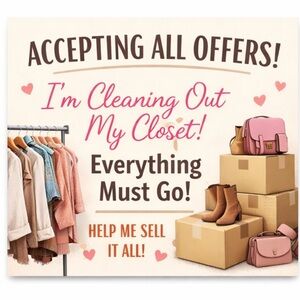 All offers welcomed!